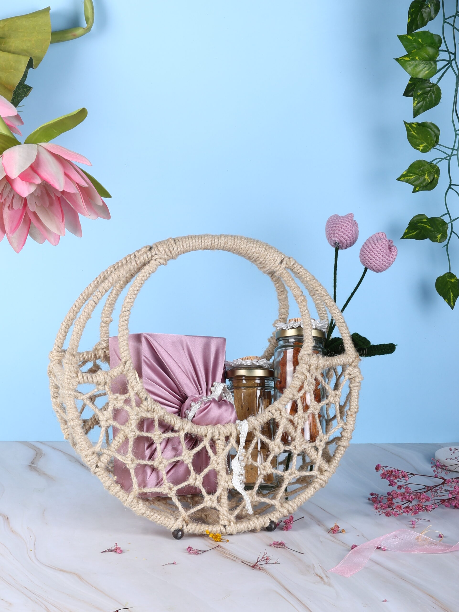 The Moonlight Delight Hamper – Sweets & Savouries in Elegant Gift Basket